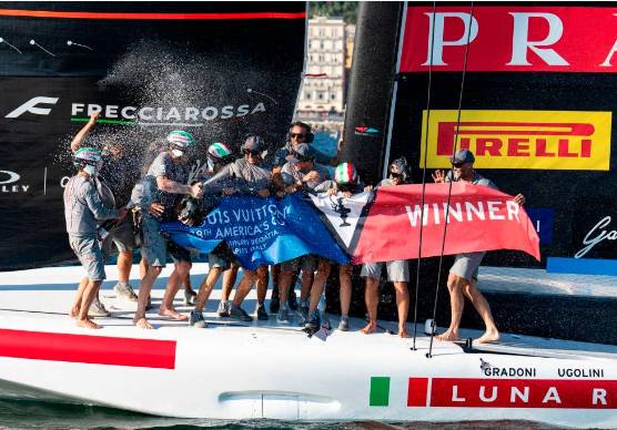 America’s Cup, Luna Rossa vince la Preliminary Regatta di Napoli
