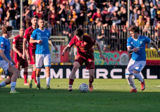 Tommaso Di Marco in azione nella gara con il Pineto (Fiorentini)