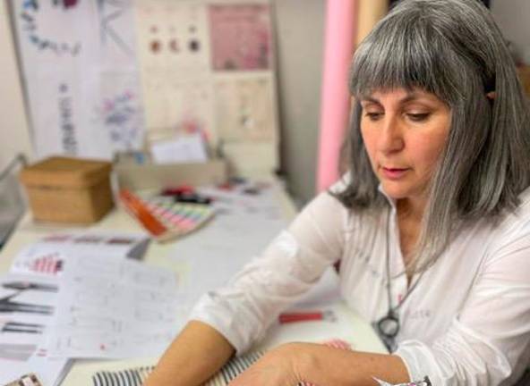 La stilista Nicoletta Mainardi