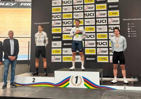 Ciclismo su pista, la Romagna sale sul tetto del mondo con Matteo Ghirelli