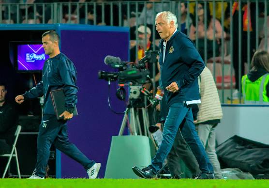 L’allenatore Andrea Mandorlini, qui con il suo vice Claudio Rivalta, ha portato il Ravenna ai quarti di finale (Fiorentini)