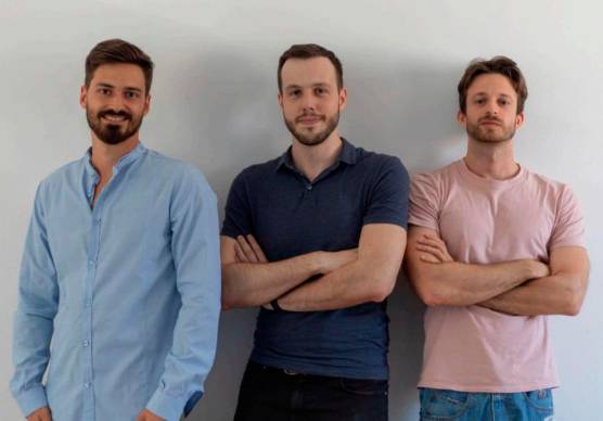 I fondatori di Maf: Riccardo Fuzzi, Alessandro Del Grano e Massimo Caroli