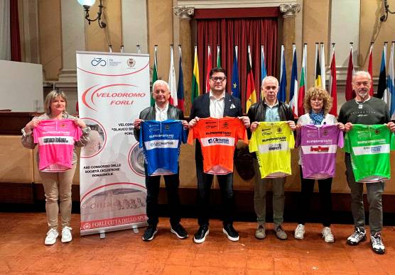 Ciclismo su pista, ecco le maglie del Trofeo Superpistard 2026 al velodromo “Servadei” di Forlì