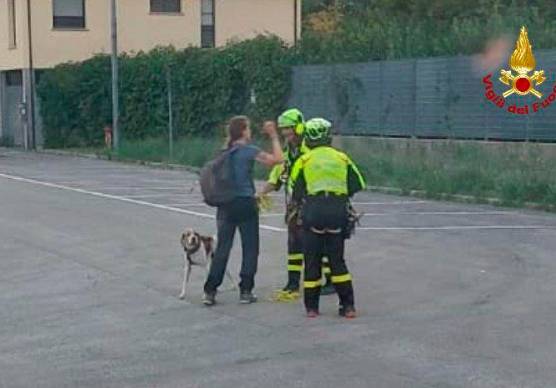 In uscita col cane alla diga di Ridracoli, finiscono col perdersi: soccorsi in elicottero