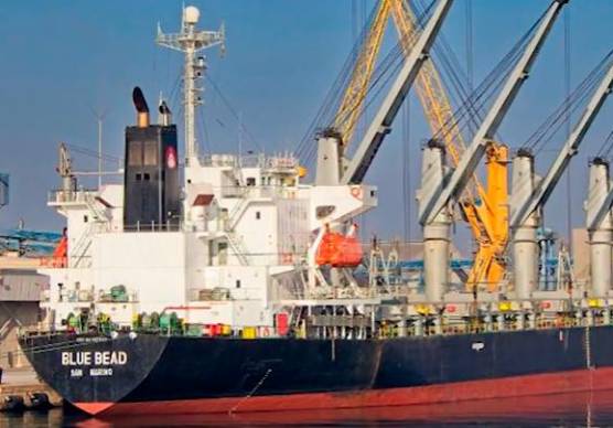 La nave colpita (Immagine tratta da Rtv San Marino)