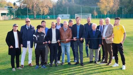 Cesena, il campo da calcio di Borello rinato dopo l’alluvione