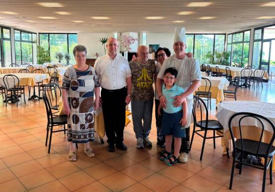 La famiglia che ha gestito il ristorante