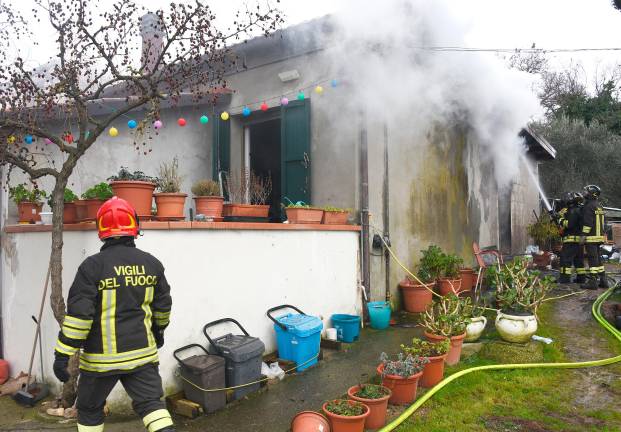Coriano, incendio in una casa: 71enne intossicato - Gallery