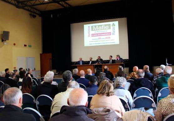 Un momento dell’incontro di ieri, a Savignano
