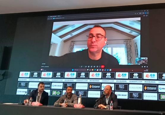 Il presidente John Aiello collegato in videconferenza