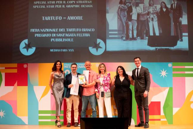 Cesena, Pubblisole vince il “Premio Mediastars 2026” per la campagna sulla fiera del tartufo di Sant’Agata Feltria
