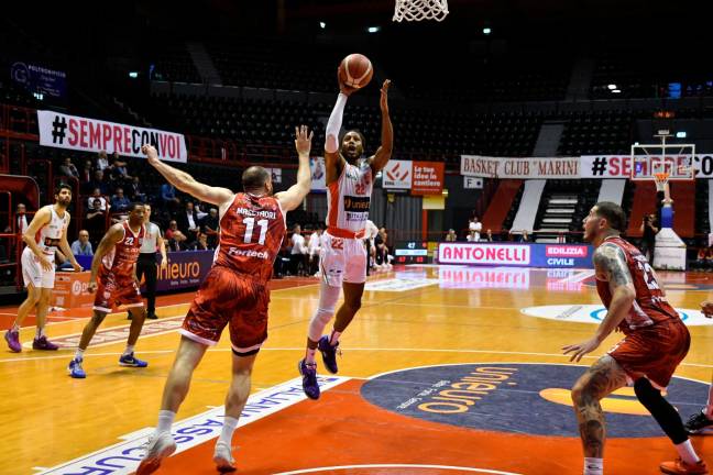 I derby play-off dell’anno scorso a Forlì si giocarono a porte chiuse (Blaco)