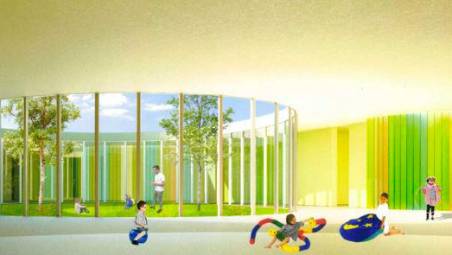 Il rendering della nuova scuola