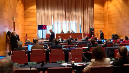 Un momento del consiglio grande e generale di ieri