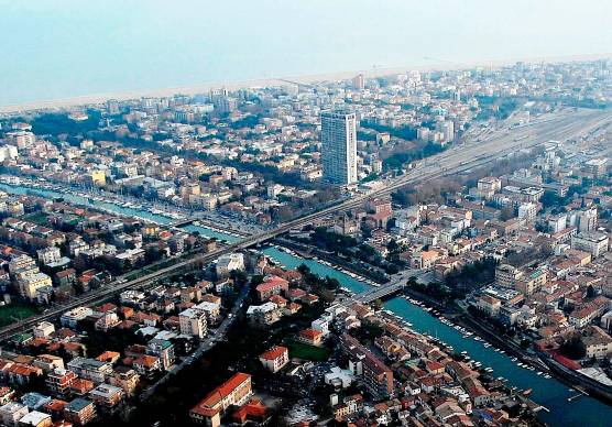 Una veduta di Rimini