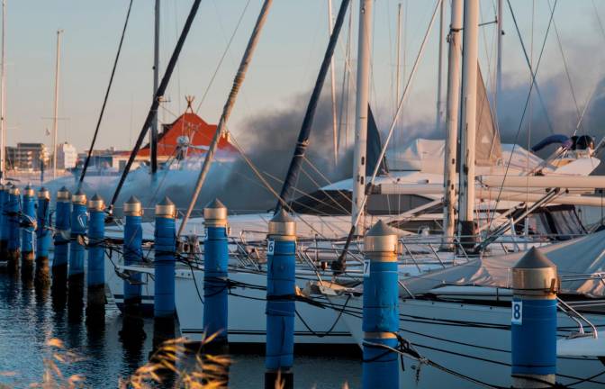 Cervia, incendio al porto turistico, 4 barche a fuoco - Gallery