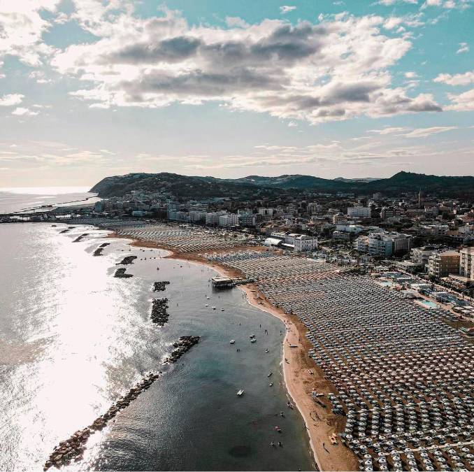 La spiaggia di Cattolica