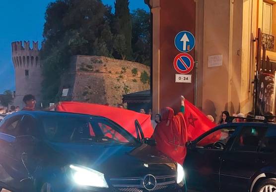 Mondiali di calcio, a Lugo la festa della comunità marocchina dopo la vittoria con il Canada GALLERY