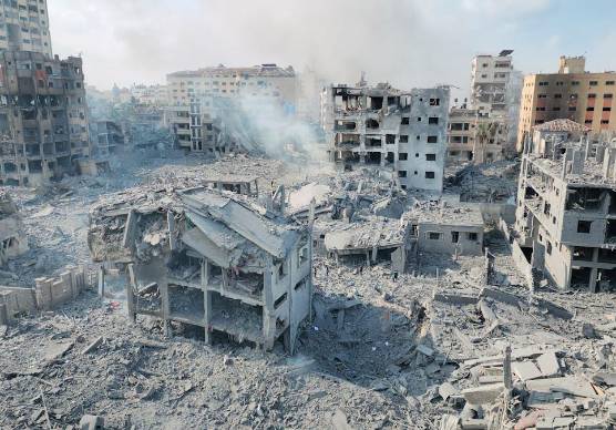 Distruzione a Gaza