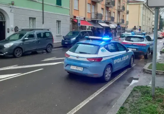 L’intervento della Polizia nel punto della rissa
