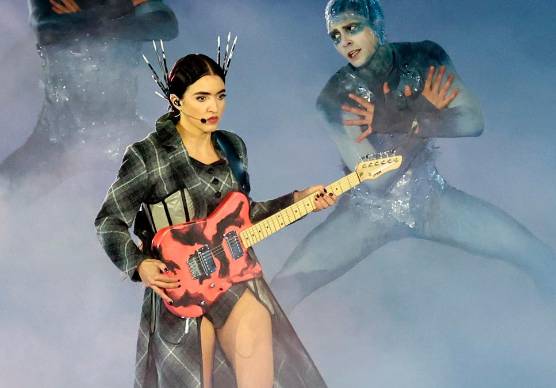 Joan Thiele all’Arena di Verona per la cerimonia di chiusura delle Olimpiadi