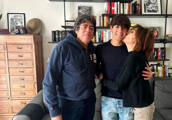 Federico De Iulio con mamma Claudia e papà Marco