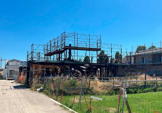 Uno dei cantieri abbandonati ai Padulli