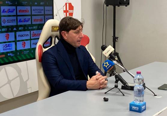 L’allenatore del Cesena Michele Mignani a Padova