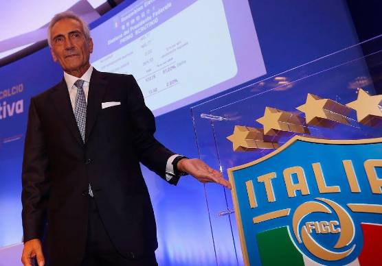 Il presidente federale Gabriele Gravina