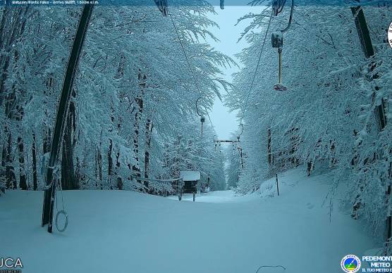 L’impianto di risalita sul Monte Falco a Campigna