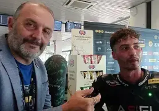 Superbike, terzo posto tutta grinta per Bernardi a Misano