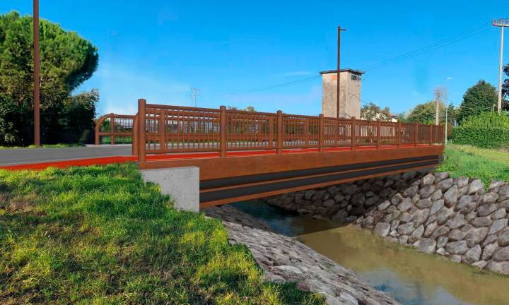 Il progetto del nuovo ponte in Via Fenili (rendering)