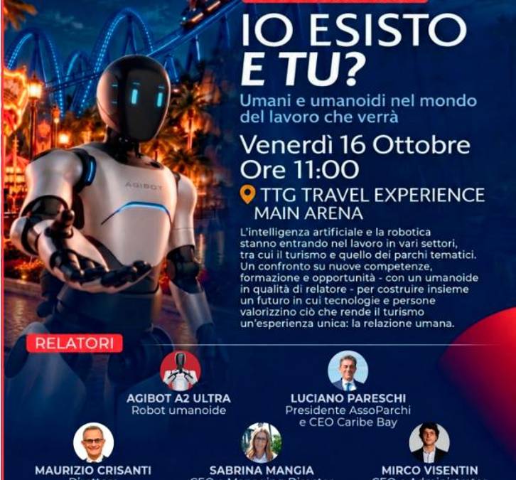 Rimini, al Ttg un robot umanoide sarà relatore a un convegno