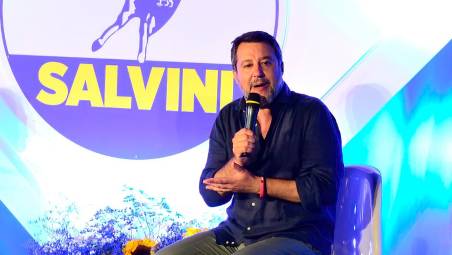 Matteo Salvini il 31 luglio a Cervia alla Festa della Lega