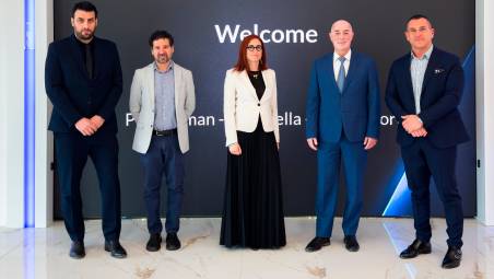 I vertici dell’azienda New Time