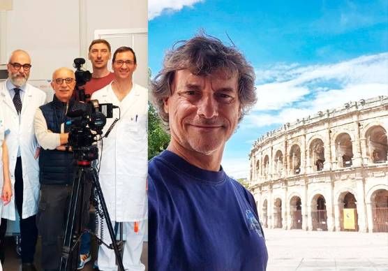 Il team di Lugo e Alberto Angela
