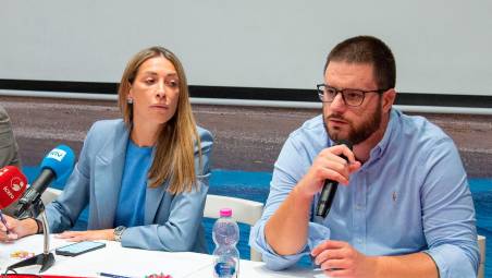 Giusy Scarcella e Valerio Perini della Building Company (foto Morosetti)