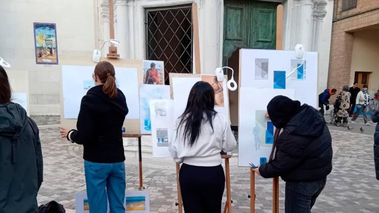 Rimini, l’arte in piazza degli studenti del Serpieri GALLERY