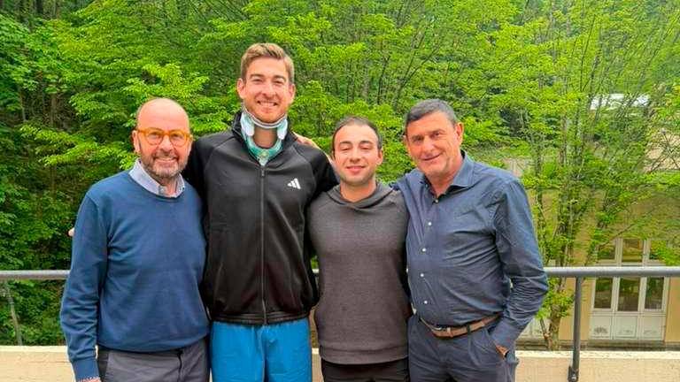 Corrado Di Taranto, Jonathan Klinsmann, Nicholas Aiello e Massimo Agostini