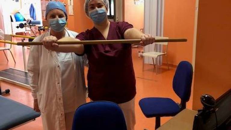 Servizio innovativo in ospedale: riabilitazione on line a Forlì