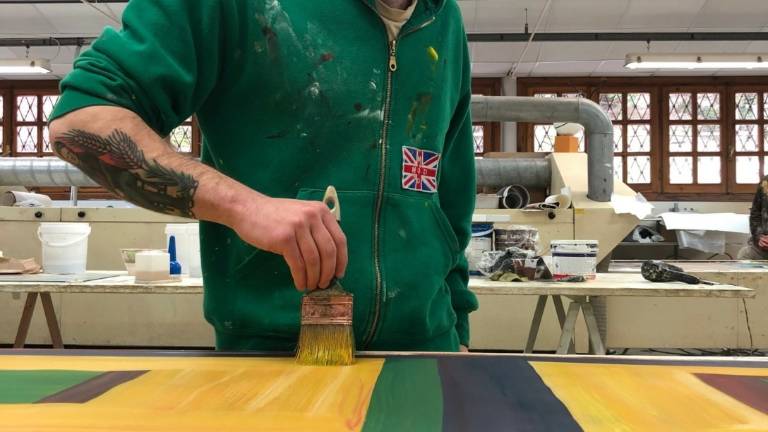 Le decorazioni di San Patrignano a Homo faber a Venezia