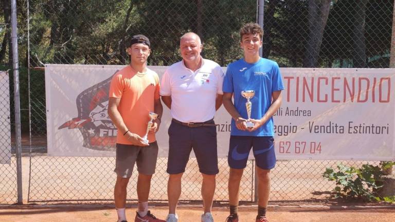 Tennis, Andrea Bacchini è il re del Gavettone