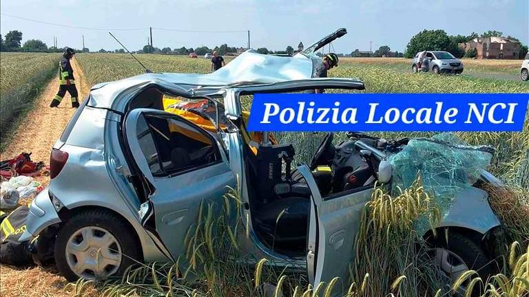 Castel Guelfo, carambola fuori strada è grave una donna di 39 anni di Medicina