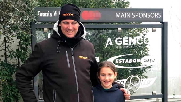 Angelica Bonetti con il maestro Luis Caballero