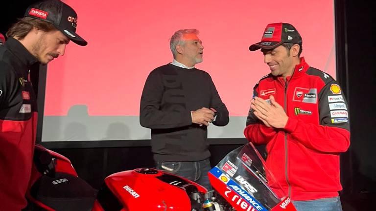 Michele Pirro (a destra) con Nicolò Bulega