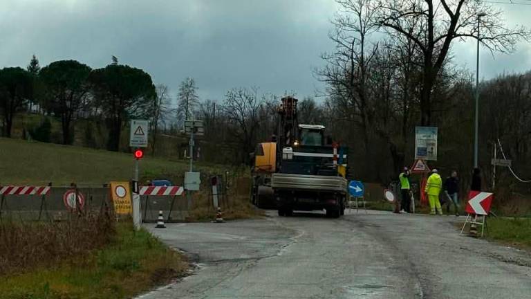 Chiusa la strada tra Meldola e Pian di Spino