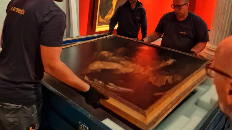 Rimini. Il dipinto “Le tentazioni del filosofo” di Langetti esposto a Venezia