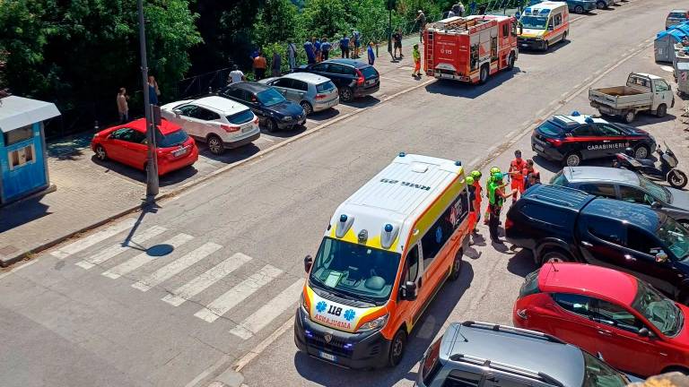 I soccorsi in azione