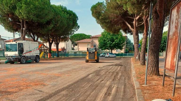 Bertinoro. Al via il restyling del parcheggio di via della Palestra a Santa Maria Nuova