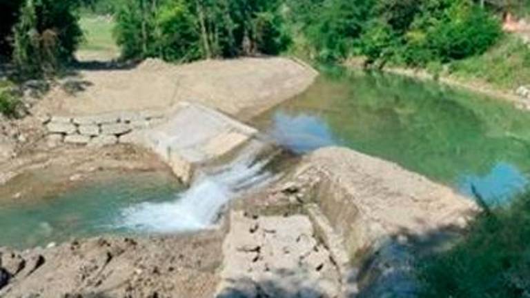 La briglia del torrente Borello